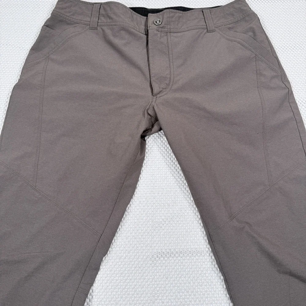 Kuhl Men's 36x32 Gray/Brown Stretch Outdoor Hiking Pants Utility Performance